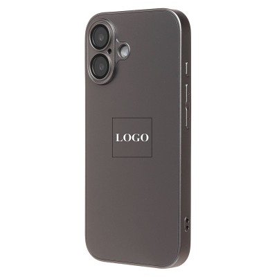 Чехол-накладка для Apple iPhone 16 (титановый) ORG SM021 SafeMag