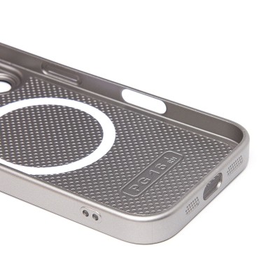 Чехол-накладка для Apple iPhone 16 (титановый) ORG SM021 SafeMag
