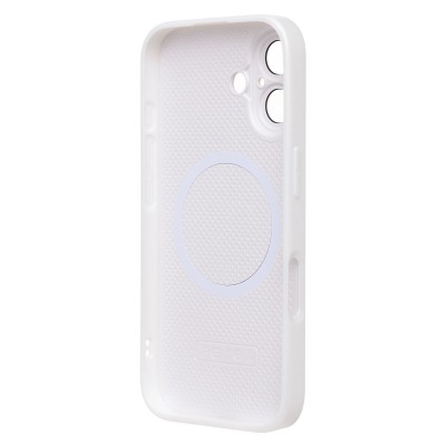 Чехол-накладка для Apple iPhone 16 (белый) ORG SM021 SafeMag
