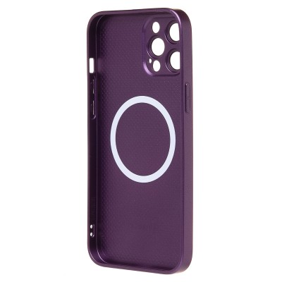 Чехол-накладка для Apple iPhone 12 Pro Max (фиолетовый) ORG SM021 SafeMag
