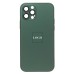 Чехол-накладка для Apple iPhone 12 Pro (зеленый) ORG SM021 SafeMag