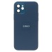 Чехол-накладка для Apple iPhone 12 (синий) ORG SM021 SafeMag