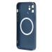 Чехол-накладка для Apple iPhone 12 (синий) ORG SM021 SafeMag