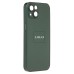 Чехол-накладка для Apple iPhone 13 (зеленый) ORG SM021 SafeMag
