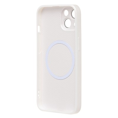 Чехол-накладка для Apple iPhone 14 (белый) ORG SM021 SafeMag