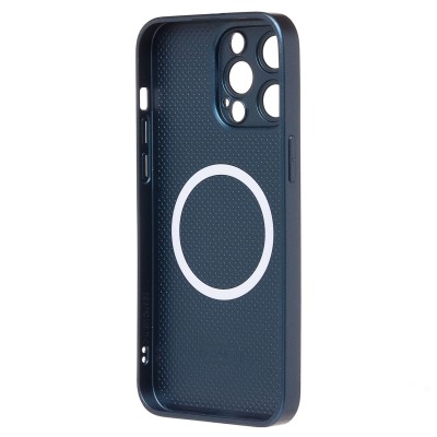 Чехол-накладка для Apple iPhone 15 Pro Max (синий) ORG SM021 SafeMag