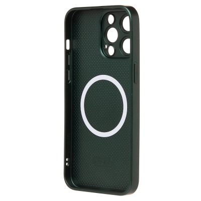 Чехол-накладка для Apple iPhone 15 Pro Max (зеленый) ORG SM021 SafeMag