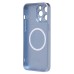 Чехол-накладка для Apple iPhone 15 Pro Max (голубой) ORG SM021 SafeMag