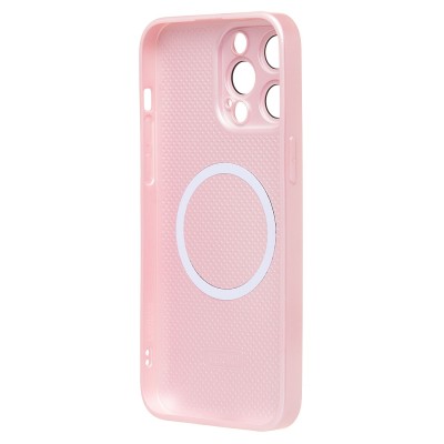 Чехол-накладка для Apple iPhone 15 Pro Max (светло-розовый) ORG SM021 SafeMag