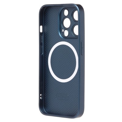 Чехол-накладка для Apple iPhone 15 Pro (синий) ORG SM021 SafeMag