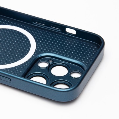 Чехол-накладка для Apple iPhone 15 Pro (синий) ORG SM021 SafeMag