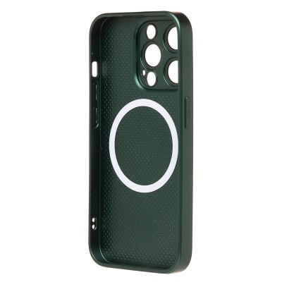 Чехол-накладка для Apple iPhone 15 Pro (зеленый) ORG SM021 SafeMag