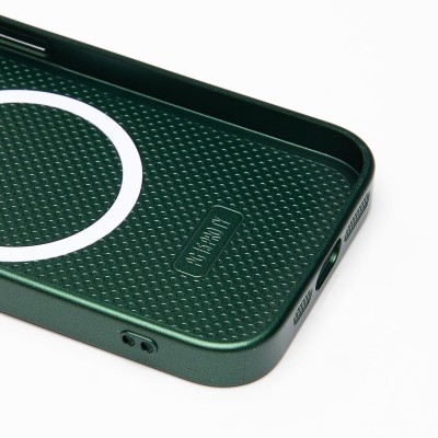 Чехол-накладка для Apple iPhone 15 Pro (зеленый) ORG SM021 SafeMag