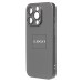 Чехол-накладка для Apple iPhone 15 Pro (титановый) ORG SM021 SafeMag