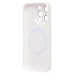 Чехол-накладка для Apple iPhone 15 Pro (белый) ORG SM021 SafeMag