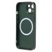 Чехол-накладка для Apple iPhone 15 (зеленый) ORG SM021 SafeMag