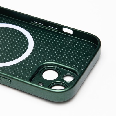 Чехол-накладка для Apple iPhone 15 (зеленый) ORG SM021 SafeMag