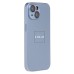 Чехол-накладка для Apple iPhone 15 (голубой) ORG SM021 SafeMag