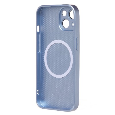 Чехол-накладка для Apple iPhone 15 (голубой) ORG SM021 SafeMag