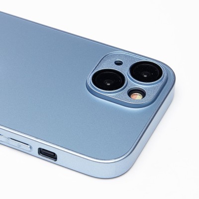 Чехол-накладка для Apple iPhone 15 (голубой) ORG SM021 SafeMag
