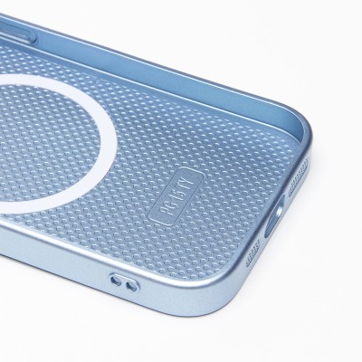 Чехол-накладка для Apple iPhone 15 (голубой) ORG SM021 SafeMag