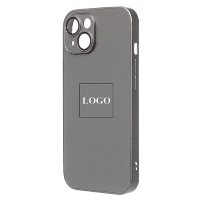 Чехол-накладка для Apple iPhone 15 (титановый) ORG SM021 SafeMag