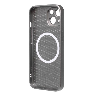 Чехол-накладка для Apple iPhone 15 (титановый) ORG SM021 SafeMag