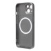 Чехол-накладка для Apple iPhone 15 (титановый) ORG SM021 SafeMag