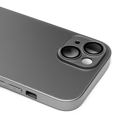 Чехол-накладка для Apple iPhone 15 (титановый) ORG SM021 SafeMag