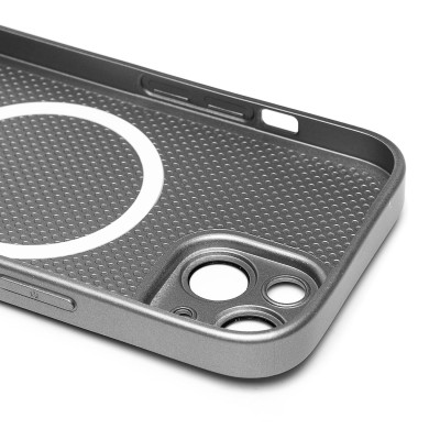 Чехол-накладка для Apple iPhone 15 (титановый) ORG SM021 SafeMag