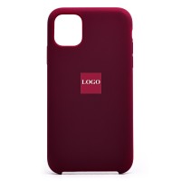 Чехол-накладка для Apple iPhone 11 (бордовый) ORG Soft Touch