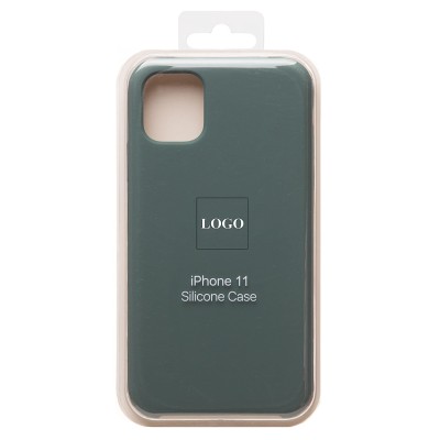 Чехол-накладка для Apple iPhone 11 (сосновый зеленый) ORG Soft Touch