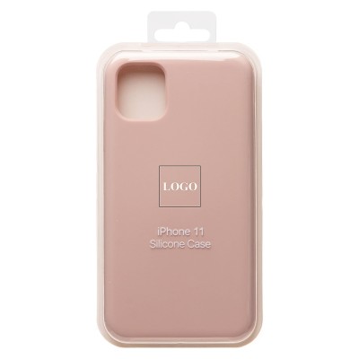 Чехол-накладка для Apple iPhone 11 (песочный розовый) ORG Soft Touch
