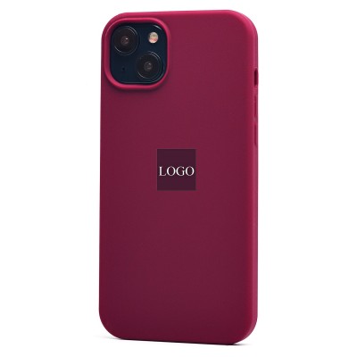 Чехол-накладка для Apple iPhone 15 Plus (бордовый) ORG Soft Touch