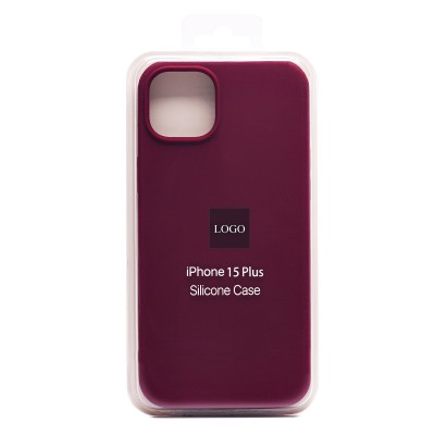 Чехол-накладка для Apple iPhone 15 Plus (бордовый) ORG Soft Touch