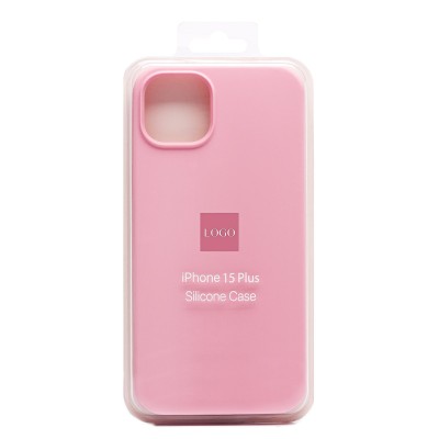 Чехол-накладка для Apple iPhone 15 Plus (светло-розовый) ORG Soft Touch