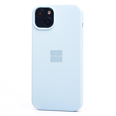 Чехол-накладка для Apple iPhone 15 Plus (пастельный синий) ORG Soft Touch