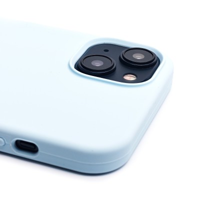 Чехол-накладка для Apple iPhone 15 Plus (пастельный синий) ORG Soft Touch