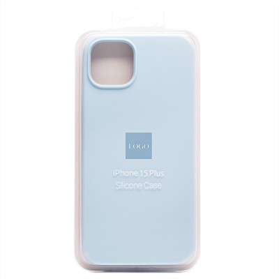 Чехол-накладка для Apple iPhone 15 Plus (пастельный синий) ORG Soft Touch