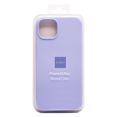 Чехол-накладка для Apple iPhone 15 Plus (пастельный сиреневый) ORG Soft Touch