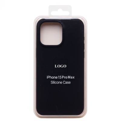 Чехол-накладка для Apple iPhone 15 Pro Max (черный) ORG Soft Touch