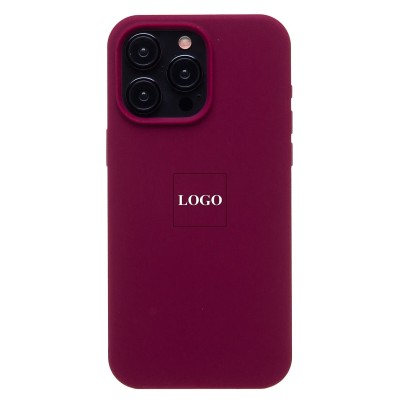 Чехол-накладка для Apple iPhone 15 Pro Max (бордовый) ORG Soft Touch