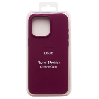 Чехол-накладка для Apple iPhone 15 Pro Max (бордовый) ORG Soft Touch Чехол-накладка для Apple iPhone 15 Pro Max (бордовый) ORG Soft Touch