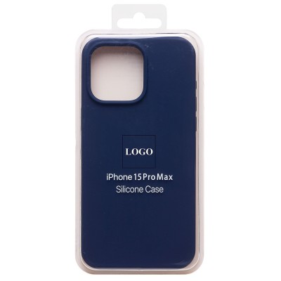 Чехол-накладка для Apple iPhone 15 Pro Max (темно-синий) ORG Soft Touch
