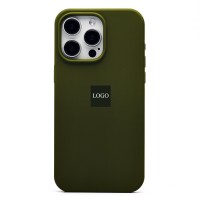 Чехол-накладка для Apple iPhone 15 Pro Max (темно-зеленый) ORG Soft Touch