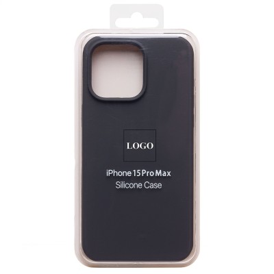Чехол-накладка для Apple iPhone 15 Pro Max (темно-серый) ORG Soft Touch