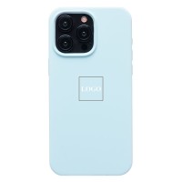 Чехол-накладка для Apple iPhone 15 Pro Max (пастельный синий) ORG Soft Touch