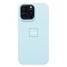 Чехол-накладка для Apple iPhone 15 Pro Max (пастельный синий) ORG Soft Touch