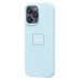 Чехол-накладка для Apple iPhone 15 Pro Max (пастельный синий) ORG Soft Touch