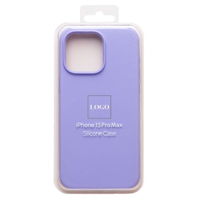 Чехол-накладка для Apple iPhone 15 Pro Max (пастельный сиреневый) ORG Soft Touch